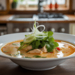 Easy Thai Chicken Coconut Soup (Tom Kha Gai Style)