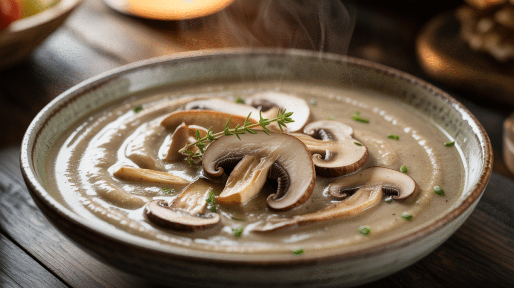 creamy mushroom soups